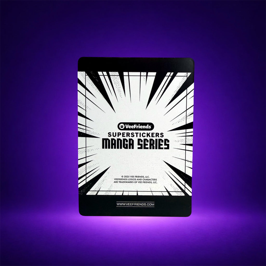 Determined Dolphin Black Splash /10 - VeeFriends Super Stickers