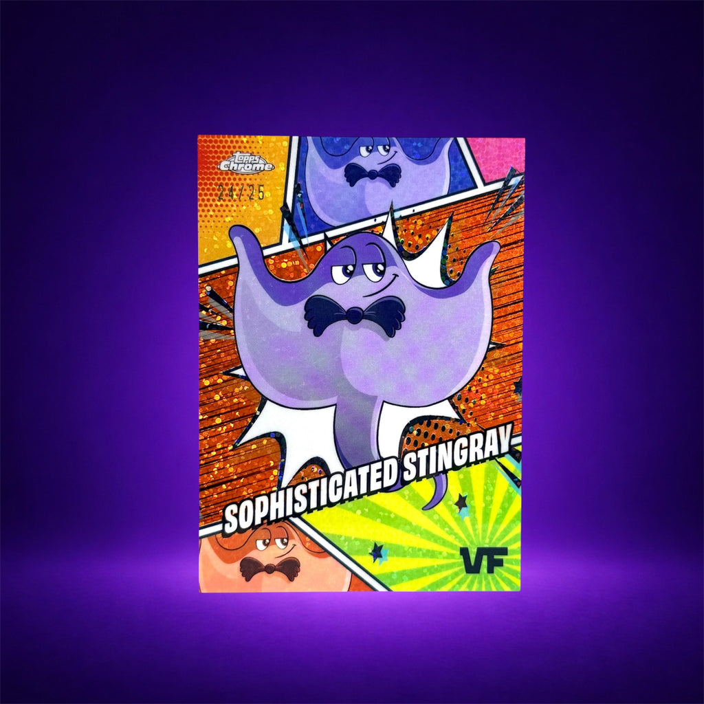 Sophisticated Stingray /25 Manga Speckle - VeeFriends Topps Chrome 2025